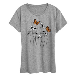 Women's - Instant Message - Wildflower Garden Short Sleeve Graphic T-Shirt - 1 of 4