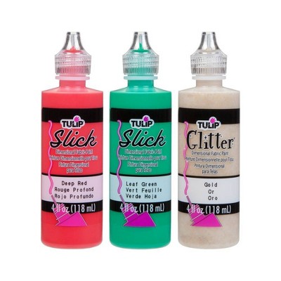 Tulip 6ct 1.25 Fl Oz Dimensional Fabric Paint - Glitter : Target