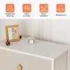 Pellebant 8 Drawers Vertical Dresser dressers for bedroom Storage Tower with Sturdy Steel Frame Wood Top Easy Pull Fabric Bins Handles - 3 of 4