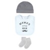Hudson Baby Infant Boy Cotton Layette Set, Mamas Little Man - 3 of 4