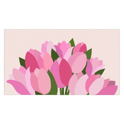 Daily Regina Designs Fresh Tulips Abstract Floral Tablecloth - Deny Designs