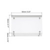 Unique Bargains Home Office Double-Sided Magnetic Acrylic Picture Frame - 2 of 4