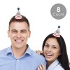 Big Dot of Happiness Stars and Stripes - Mini Cone Memorial Day, 4th of July & Labor Day USA Patriotic Party Hats - Small Little Party Hats - Set of 8 - 2 of 4