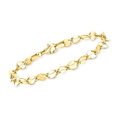 Ross-Simons 18kt Gold Over Sterling Lumachina-Chain Bracelet