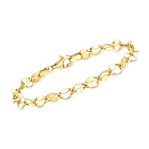 Ross-Simons 18kt Gold Over Sterling Lumachina-Chain Bracelet - 1 of 3
