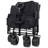 NAYSAYE Wagon 3-in-1 Convertible Folding Utility Cart with Bench Seat for Outdoor Adventures, 37"*24.02"*40.94" - 4 of 4