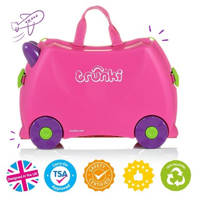 Trunki Kids' Ride-On Hardside Carry On Suitcase - Trixie