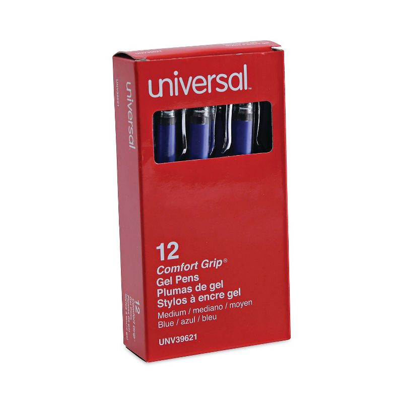 Universal Gel Stick Pen 0.7 mm Medium Blue Ink 1 Dozen 39611, 2 of 9