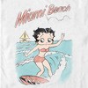 Men's Betty Boop Miami Beach Distressed T-Shirt - 2 of 4