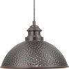 Progress Lighting Englewood 1-Light Hanging Lantern Pendant, Antique Bronze, Metallic Copper Shade - image 4 of 4