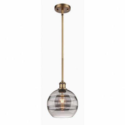 Rochester - 1 Light Stem Hung Mini Pendant In Industrial Style-9.88 Inches Tall and 8 Inches Wide