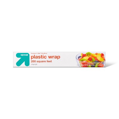 Essential Everyday Plastic Wrap, Clear, 200 Square Feet 1 Ea