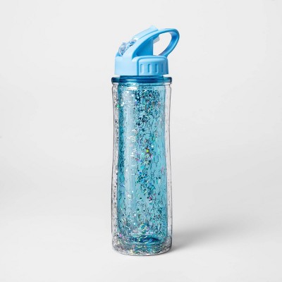Bubba Flo Kids Water Bottle Teal Crystal Ice & Green Rock Candy Tie Die, 16 fl oz.