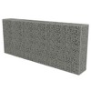 vidaXL Gabion Wall with Covers Galvanized Steel 118"x19.7"x59" - 2 of 4