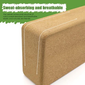 Toyzone World Eco-Friendly Cork Yoga Blocks Set Brown - 1 of 3