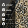 Mela Artisans Kalamkari Handprinted Cotton Rug -3 x 5 ft - 4 of 4