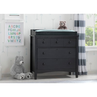 Delta children farmhouse 3 store drawer dresser with changing top