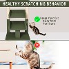 Cat Tree for Large Cats, Cat Activity with Scratching Post, Cat Tower for Large Cats, 3 Level Cat Play Perch - 3 of 4