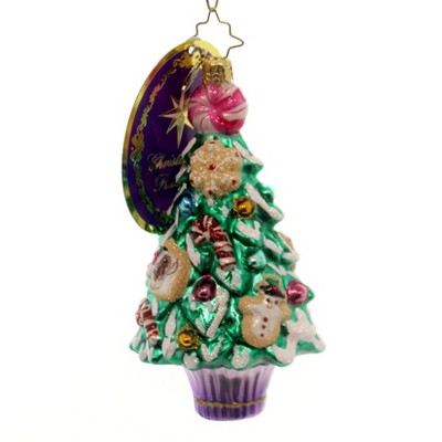 Christopher Radko Sweet Sapling Candy Tree Peppermint  -  Tree Ornaments
