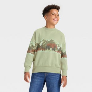 Boys' Fleece Pullover Sweatshirt - art class™ - 1 of 4