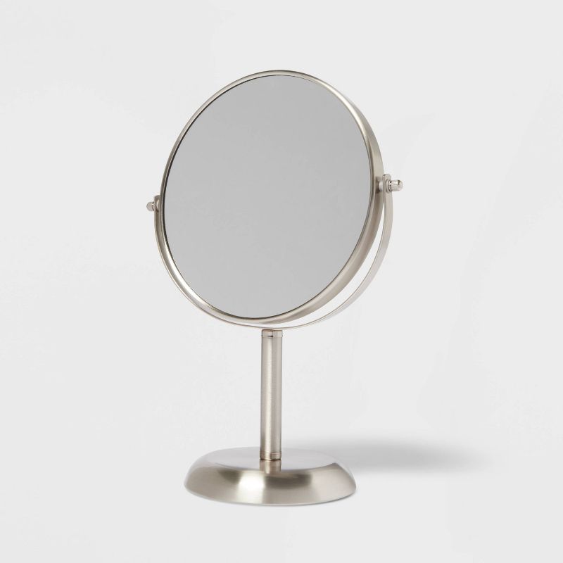 Bathroom Mirror Brushed Nickel - Threshold&#8482;, 1 of 4