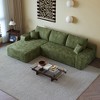 VASIP 107"Cloud Sectional Couch with L-Shape Chaise,Modern Modular Sofa with Deep Seat,Plush Corduroy ,for Living Room, Bedroom, No Assembly - 4 of 4
