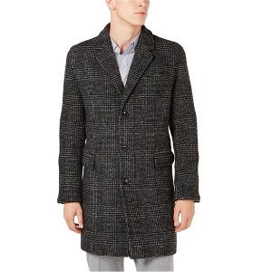 Michael Kors Mens Slim Fit Plaid Top Coat - 1 of 1