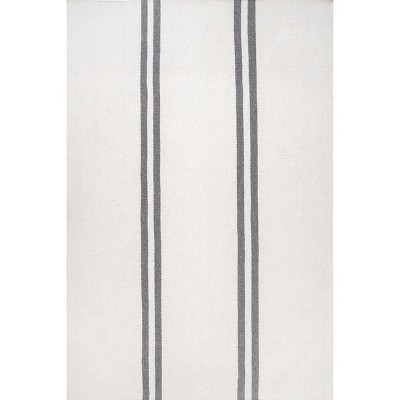 Nuloom Elowen Double Striped Wool Area Rug