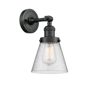 Franklin Restoration - 1 Light Cone Wall Sconce In IndustrialStyle-10 Inches Tall and 6.25 Inches Wide - 1 of 4