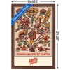 Trends International Killer Acid - Mushrooms Are My Friends Framed Wall Poster Prints - 3 of 4