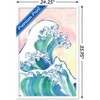 Trends International Watercolor Waves Framed Wall Poster Prints - 3 of 4