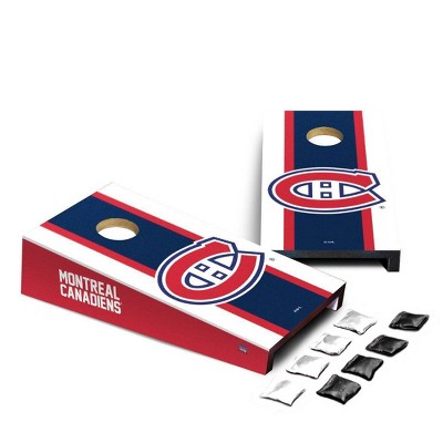 NHL Montreal Canadiens Desktop Cornhole Board Set