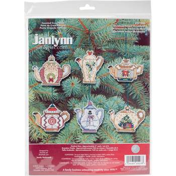 Janlynn 18 Waiting For Santa Counted Cross Stitch Stocking Kit