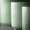 Sullivans 3", 3.5" & 4.5" Round Sage Ceramic Planters Set of 3, Gray - 2 of 4