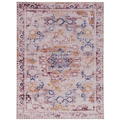 Washable Micah Rug Ivory/Gold - Linon