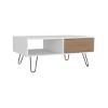 FURNIinspire Coffee Tables Sofa Side Table, Center Table, End Table With Drawer, Open Shelf For Living Room, Multicolored, 23.6"*39.6"*16.5" - 4 of 4