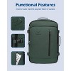 Hynes Eagle 38L Carry on Backpack + Fanny Pack-Dark Green - 2 of 4