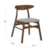 WestinTrends Mid Century Modern Solid Wood Upholstered Dining Side Chair (Set of 4) - 3 of 4
