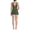 Lands' End Women's Mesh V-neck Mini Swim Dress Swimsuit - 2 of 4