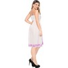 LA LEELA Women's House Daily Routine Evening Wear Holiday Backless Casual Smocked Mini Dress Tube Top Strapless Dresses for Women - 3 of 3