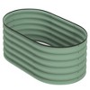 WELLFOR Steel Outdoor Garden Bed Green 23.5"x41.25" - 3 of 4