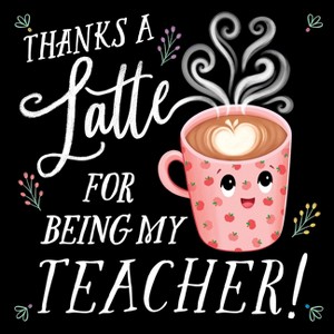 Thanks a Latte for Being My Teacher! - (Punderland) by  Rose Rossner (Hardcover) - 1 of 1