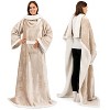 PAVILIA Wearable Blanket with Sleeves for Women Men Adults, Warm Soft Plush Snuggle Pocket Sleeved TV Throw - 2 of 4