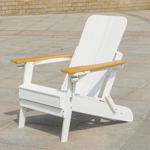 Moda Furnishings Wood Outdoor Adirondack Chair - 1 of 4