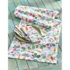 TAG Veggie Bunny Vegetable and Bunny Rabbit on White Background Cotton Machine Washable Napkin Set of 4 - 3 of 3