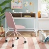 Rolling Kids' Desk Chair Pink - Pillowfort™ : Target