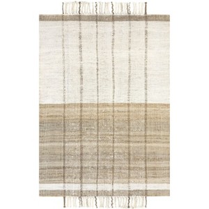 Nuloom Cornelia Striped Jute Tassel Indoor Area Rug, 5' x 8', Natural - 1 of 4