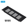 Unique Bargains Aluminum Rectangle Mesh with Mounting Screw Cabinet Air Vent Cover - 3 of 4