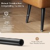 Storage Ottoman Bench, Mid-Century Modern Entryway Bedroom Bench for Bedroom, Entryway End, Synthetic Leather with Stitching, Loads 680 Lb - 4 of 4