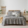 Southshore Fine Living, Ashanti Collection 5-Piece Quilt Set, Grey, Twin/Twin XL - 2 of 4